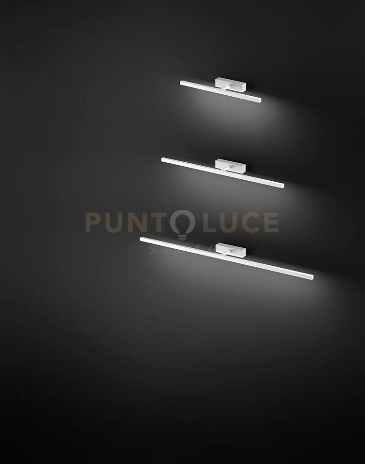 Applique in metallo verniciato bianco Riga LED 16W CCT 3000K 4000K 6000K CRI?80 220-240V 50/60Hz 1120Lm 77cm IP44