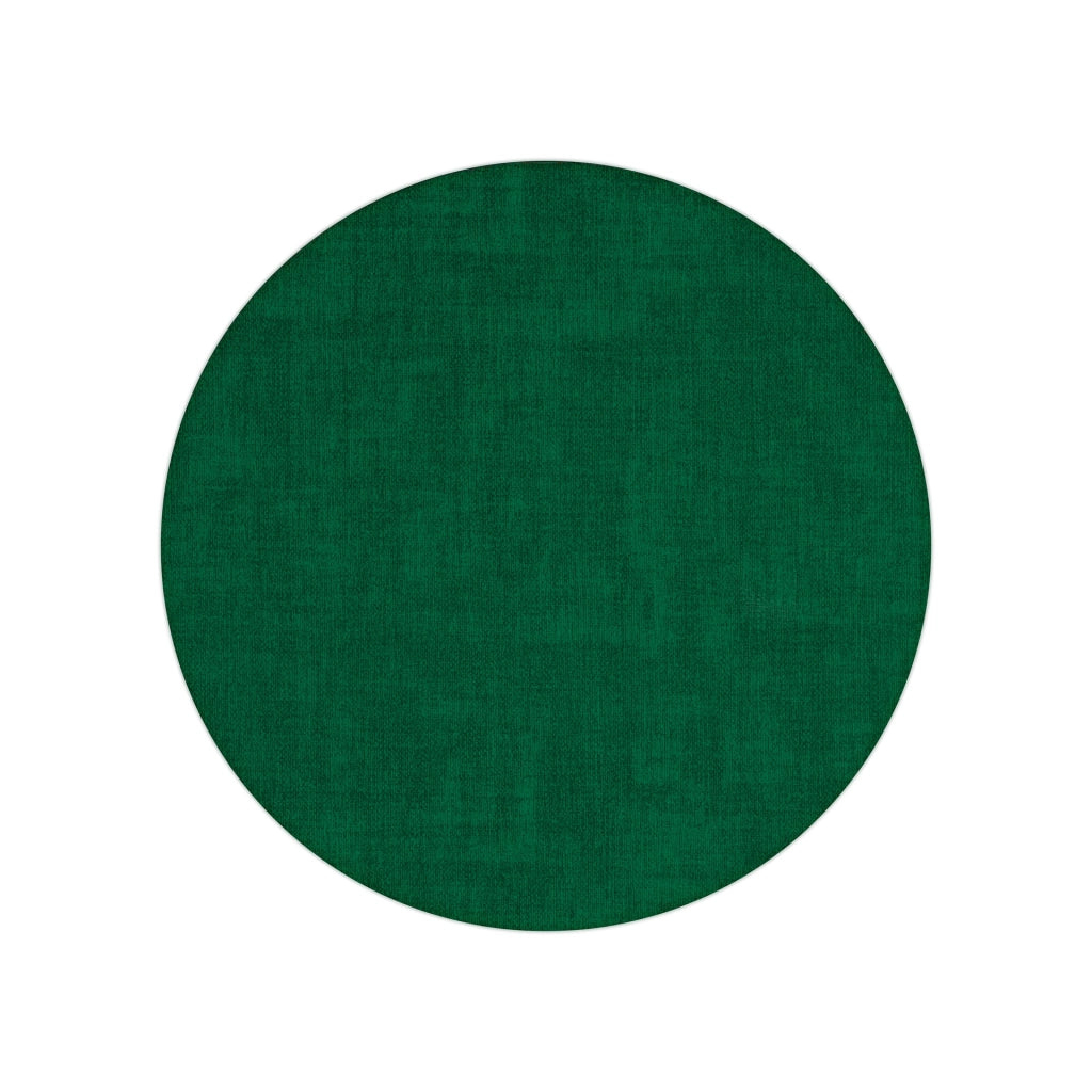 Tovaglietta tonda double face  Ø38 cm verde smeraldo