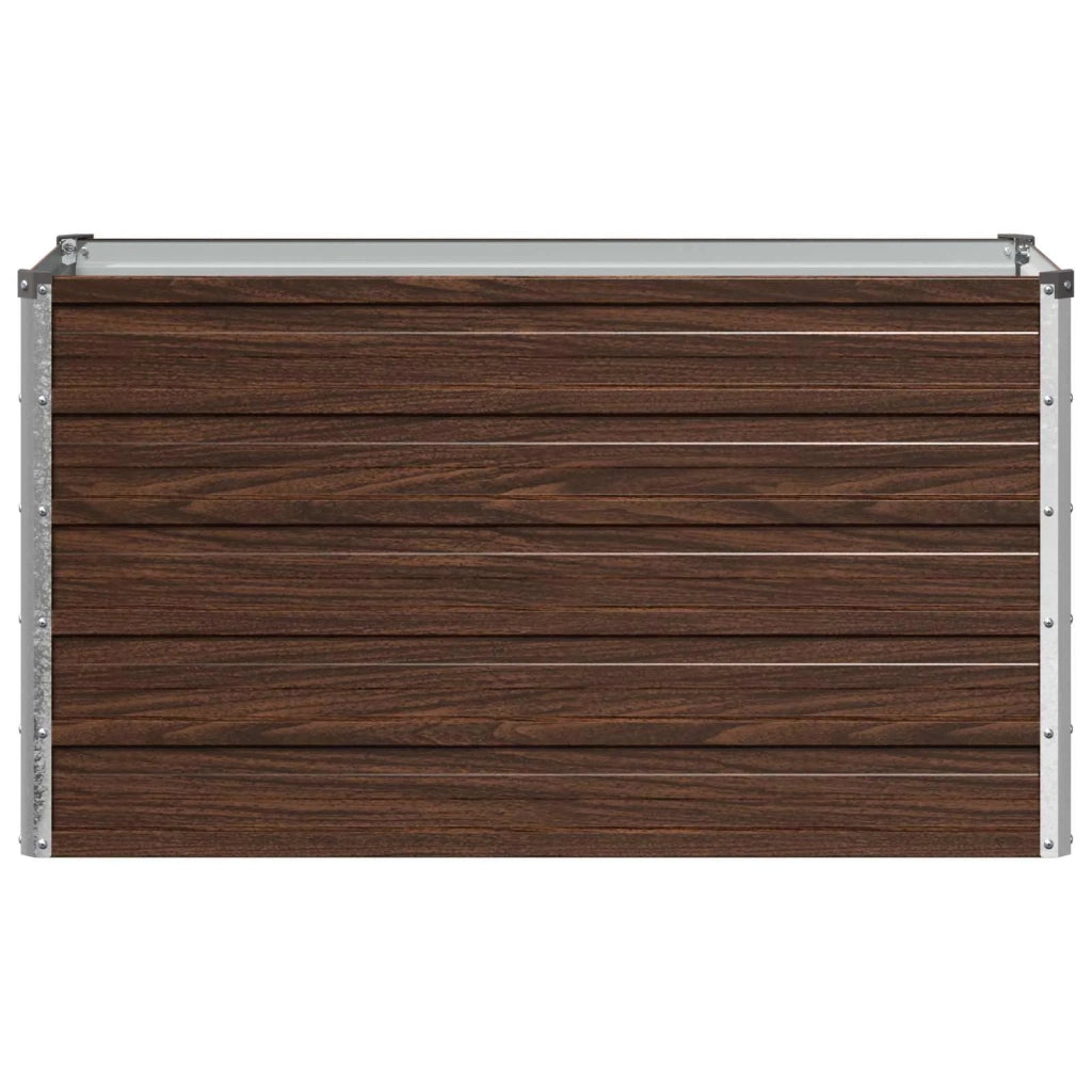 Letto rialzato da giardino Nero 100 x 40 x 55 cm 8006231