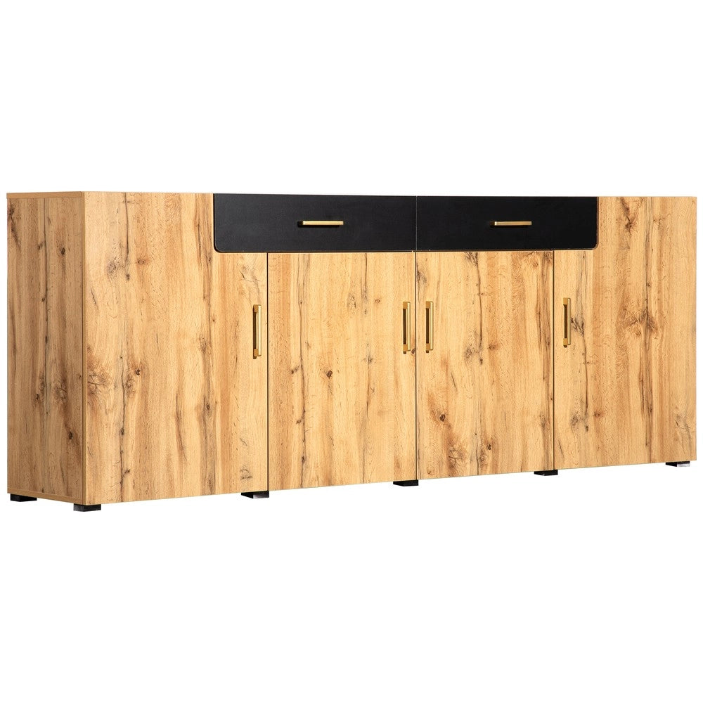 Credenza con Cassetti e Ante ¨C MINIMAL ¨C 208x39.5x80 cm