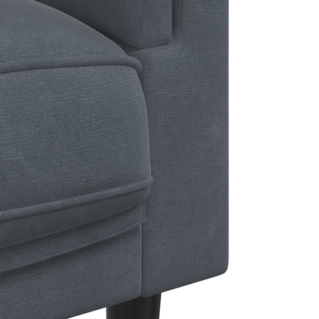 Set di Divani 2 pz con Cuscini Grigio Scuro in Velluto 3209258