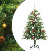 Albero di Natale | Decorazioni natalizie artificiale Verde 150 cm PVC e Metallo