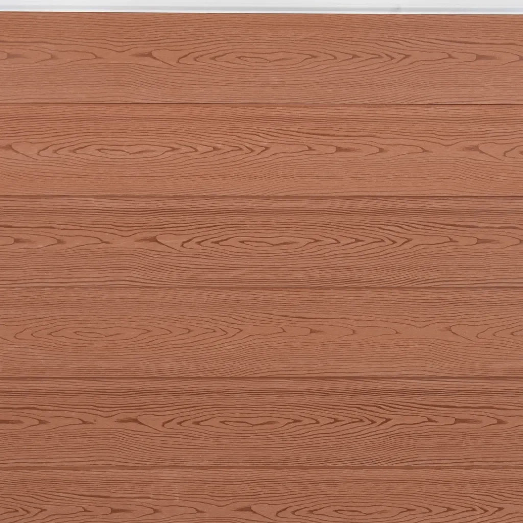 Set Pannello di Recinzione Marrone 872x186 cm in WPC 3211834