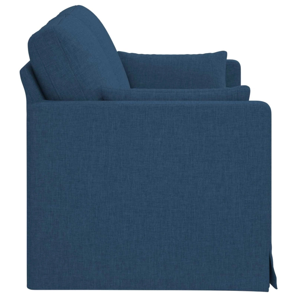 Divano | Divano da soggiorno | Sofa Blu 158 x 78 x 80 cm Tessuto