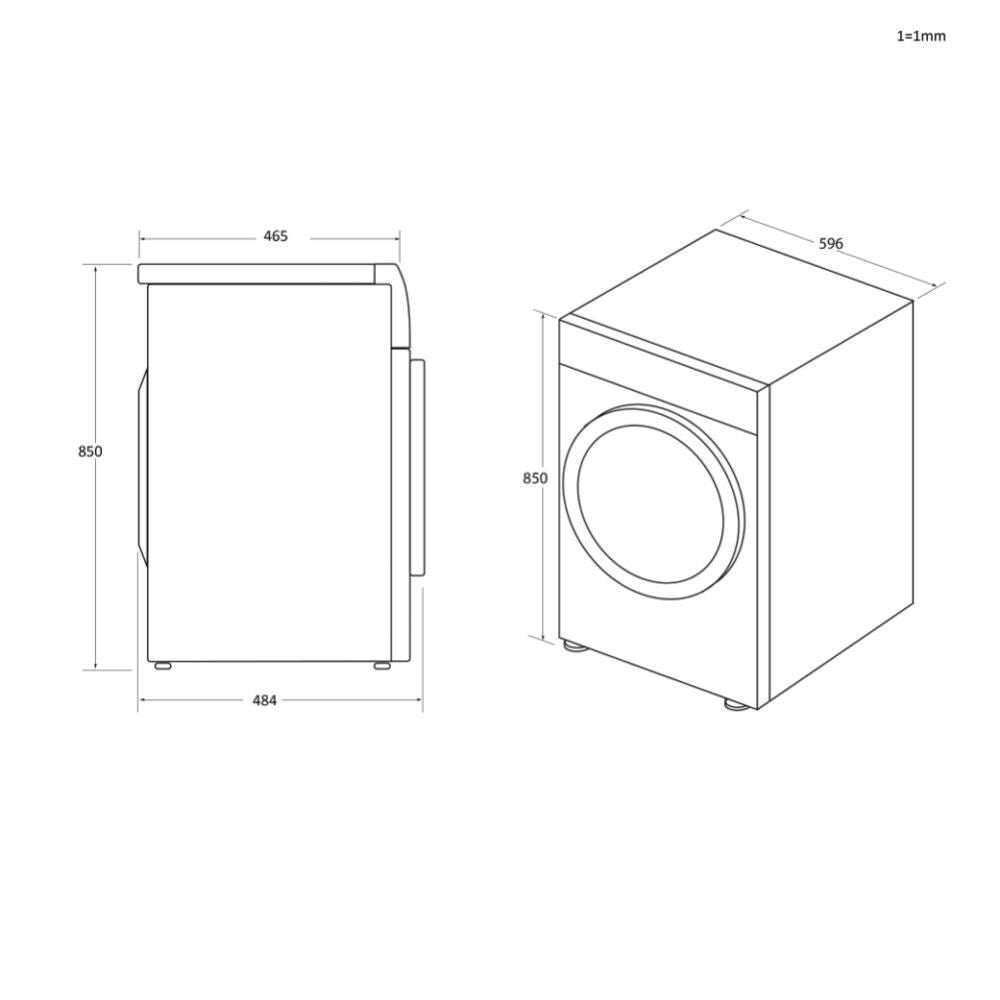 Candy Smart Pro CSO4H7A2DE-S asciugatrice Libera installazione Caricamento frontale 7 kg A++ Bianco