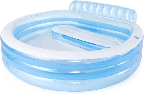 Piscina per Bambini e Adulti - Bagno Inflabile Rond - 90" x 86" - Blu