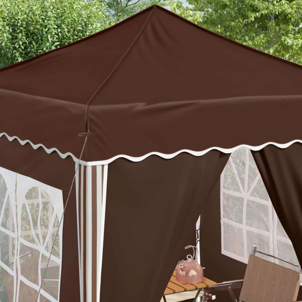 Tenda per feste a pop-up Marrone 195 x 195 x 245 cm 42019742