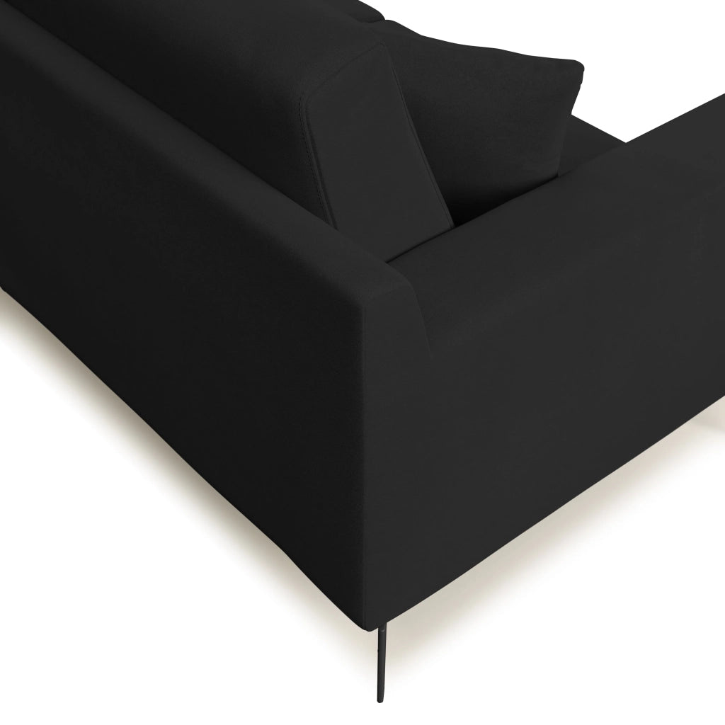Prestige Divano design moderno T11 146 cm nero