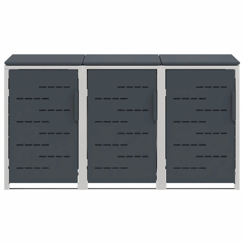 Stoccaggio contenitore a ruote Antracite 207 x 77,5 x 112,5 cm 3422241