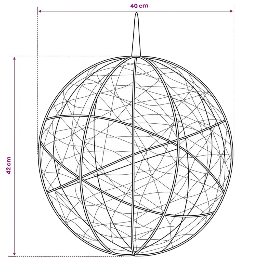 Luce a punta di Natale 2 pz 1000 LED Blu Diametro 40 x 42 cm 42049789