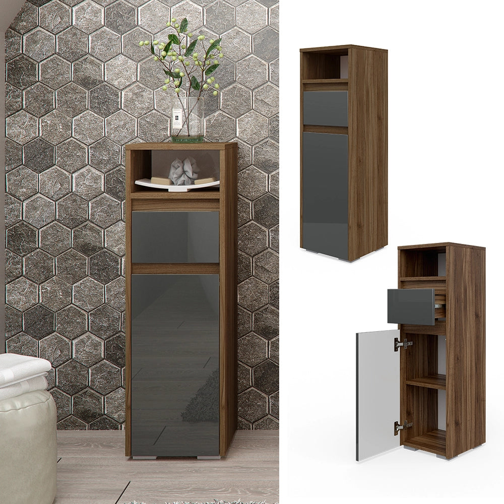 Vicco Mobiletto bagno Antracite lucido 30.2 x 96.3 cm
