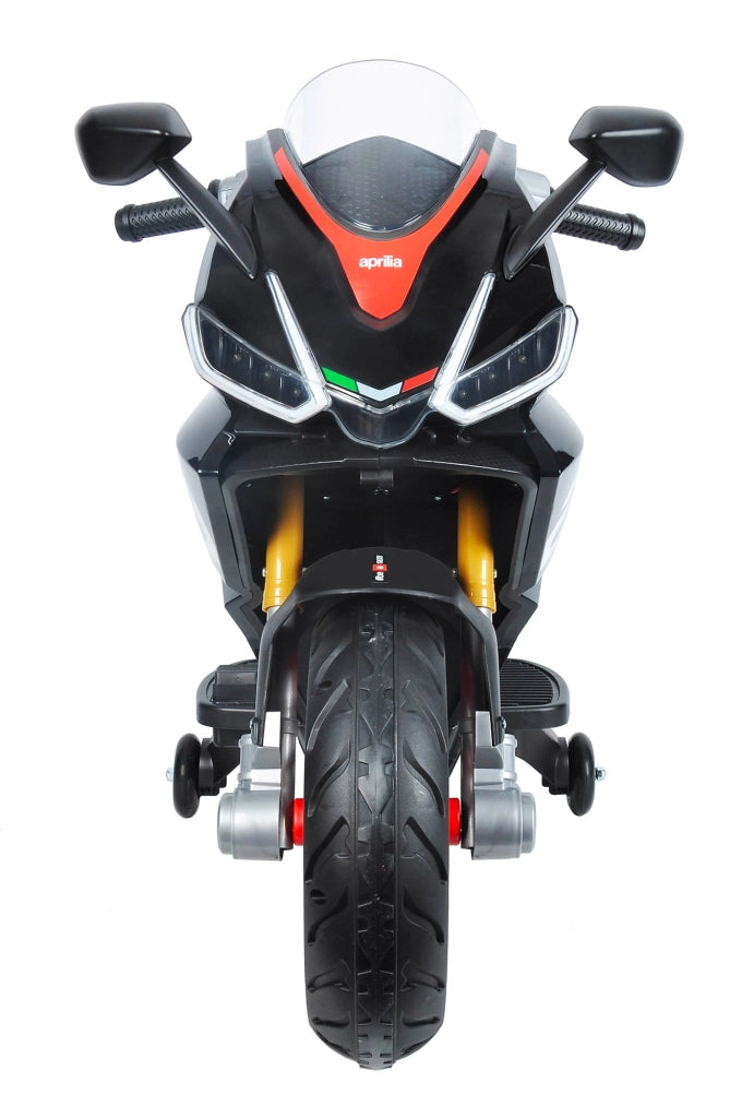 Moto Elettrica per Bambini 12V con Licenza Aprilia RS660 Nera