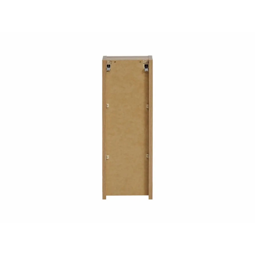 Mobiletto da bagno VANO - 1 porta - Colore quercia - L20 × P57 × H18 cm - Da appendere