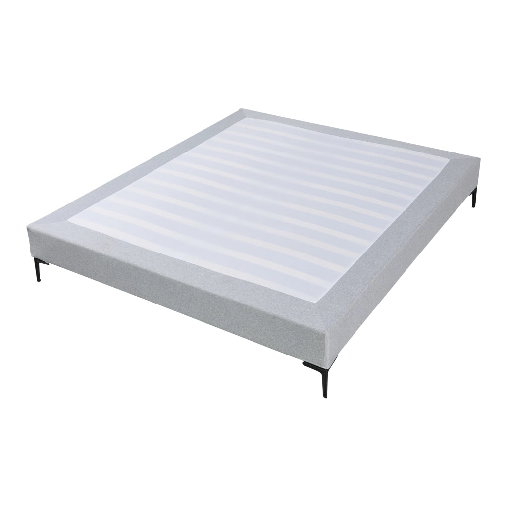 Letto Francese Lilla 140x200 cm con Fodera Protettiva - Grigio Chiaro [en.casa]