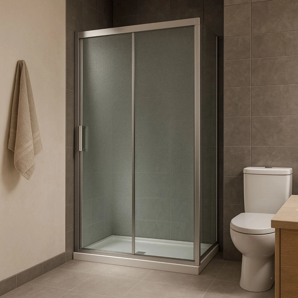 Lato porta box doccia angolare nicchia dafne cristallo 6 mm 120 cm stampato