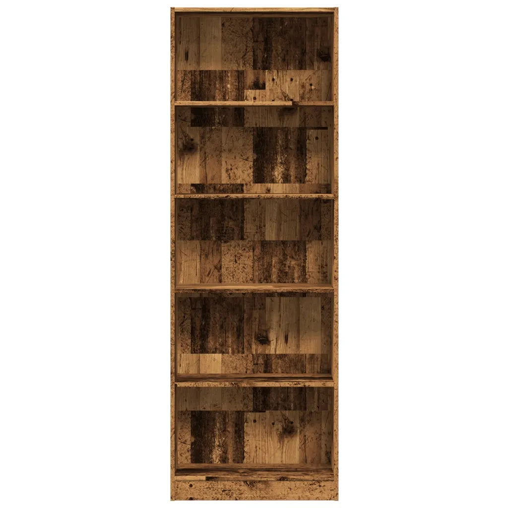Libreria Legno Antico 60x24x176 cm in Legno Multistrato 857828