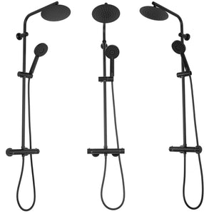 Set Doccia Da Incasso Rea Bliss Black