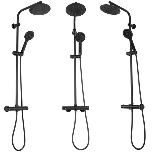 Set Doccia Da Incasso Rea Bliss Black