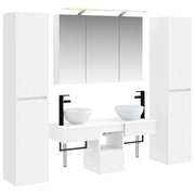 Set di mobili per il bagno 6 pcs Bianco 3407175