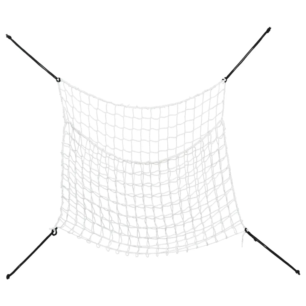 vidaXL Reti da Fieno 2pz Rettangolari Bianchi 100x90 cm in PP