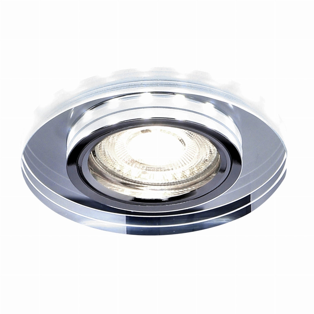 Candellux incasso SS-23 tondo cromo GU10 2 luci LED