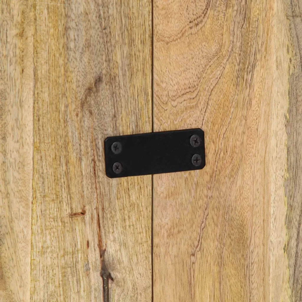 Testiera | Testata 140 cm in Legno Massello di Mango Grezzo