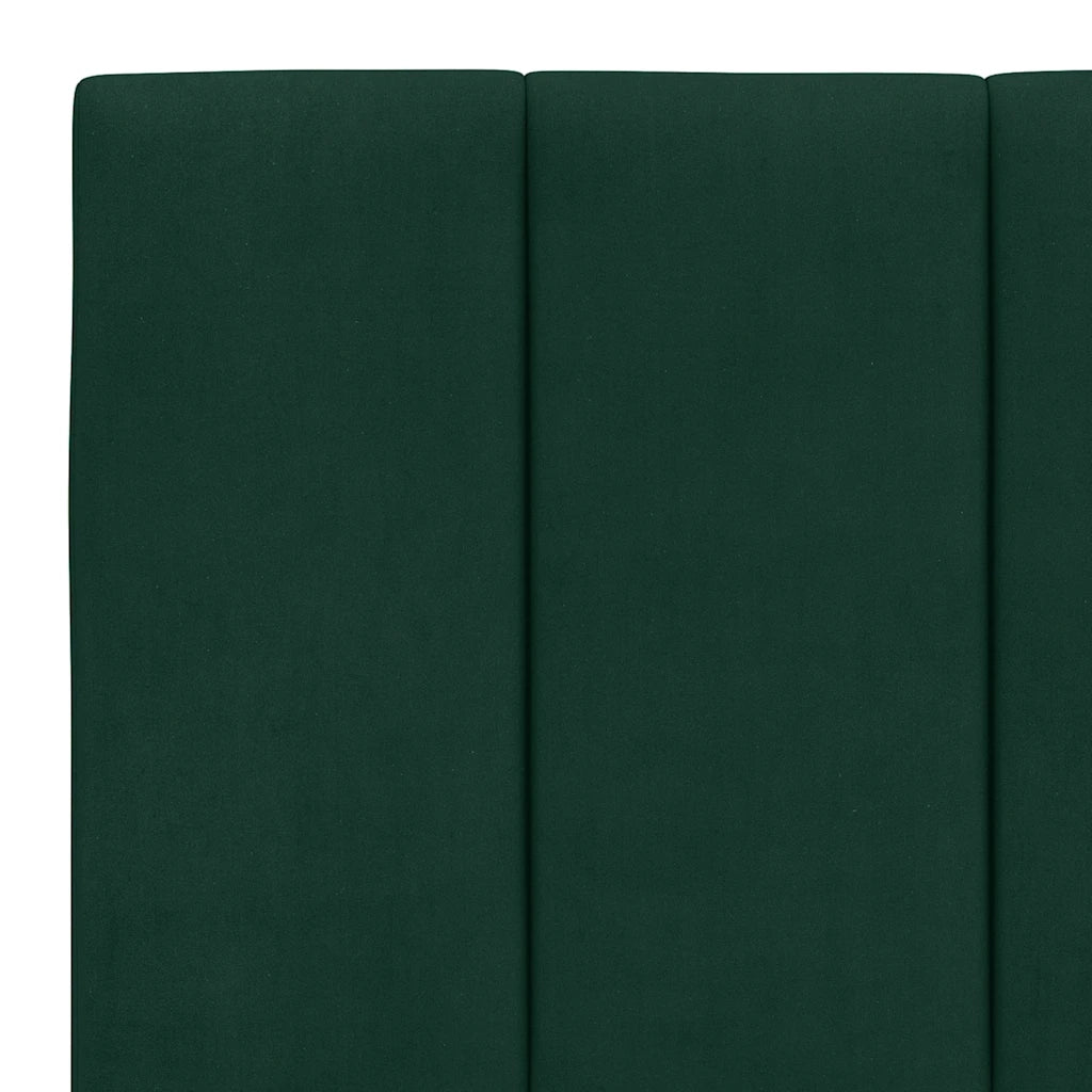Cuscino Testiera Hanko Verde Scuro 200 cm in Velluto CFW3670367