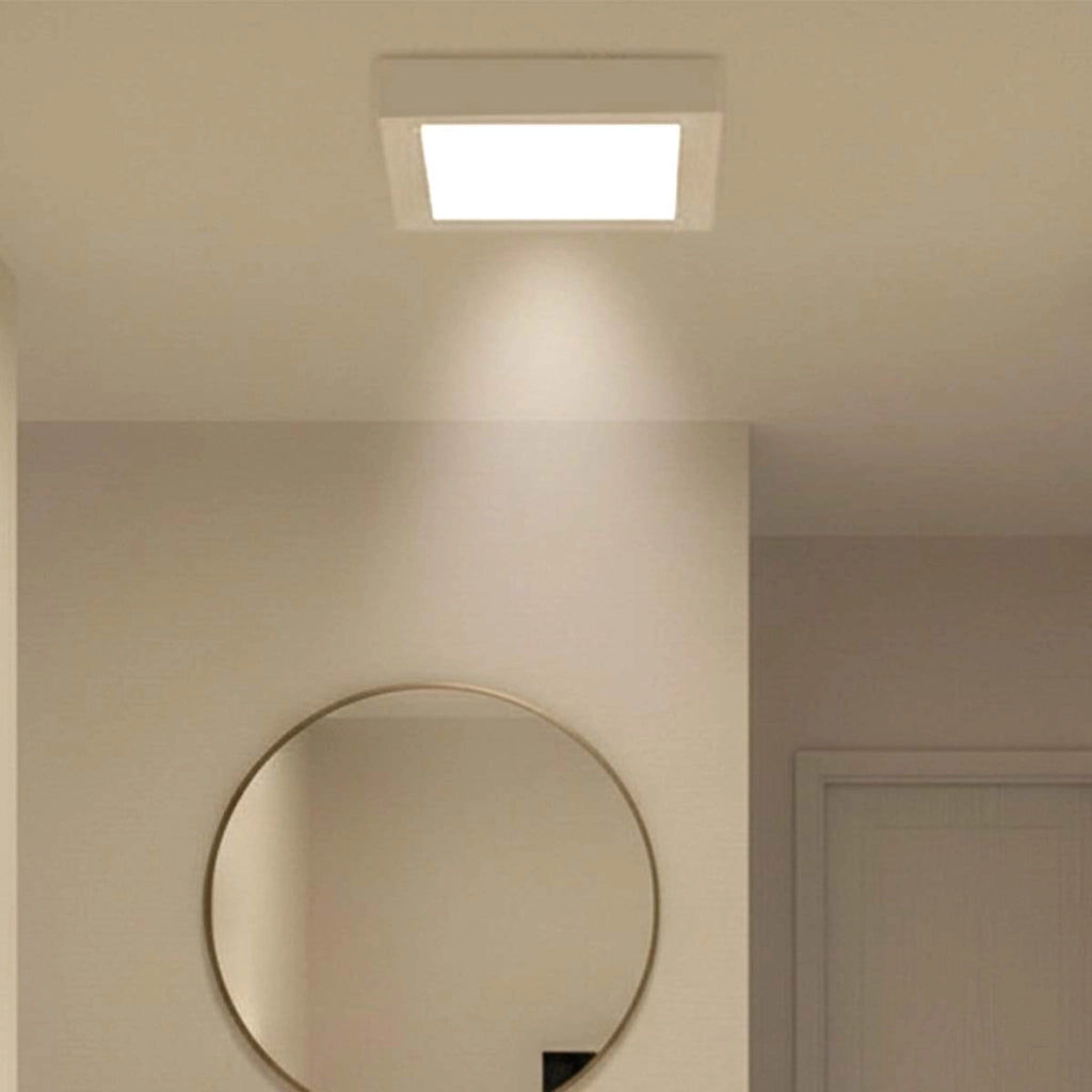 Pannello LED Luminoso Quadrato 25W 29.2x29.2cm Basso Consumo Bianco Avizar