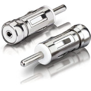 Trade Shop - 2pz Adattatore Antenna Autoradio Auto Universal Connettore Presa Iso A Spina Din -