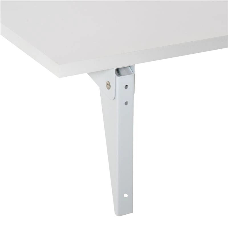 TAVOLINO A MURO PIEGHEVOLE SALVASPAZIO 60 X 40 X 20 CM BIANCO