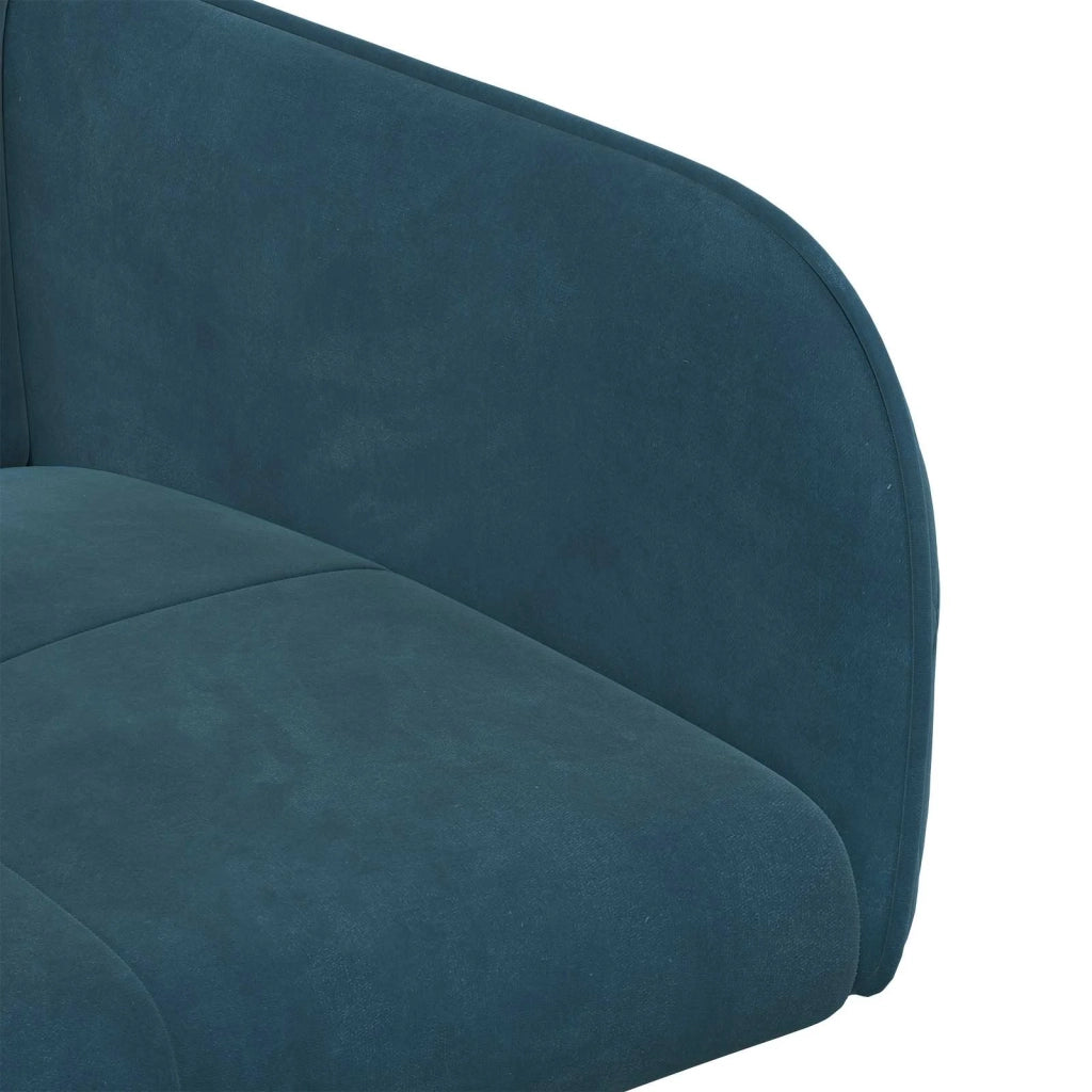 Sedie da pranzo 4 pcs Velluto (V) Blu 59 x 56,5 x 86 cm 3428216