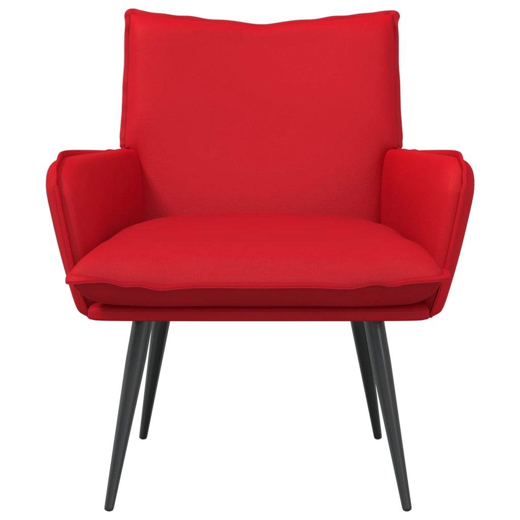 Poltrona Rosso Similpelle 42047740