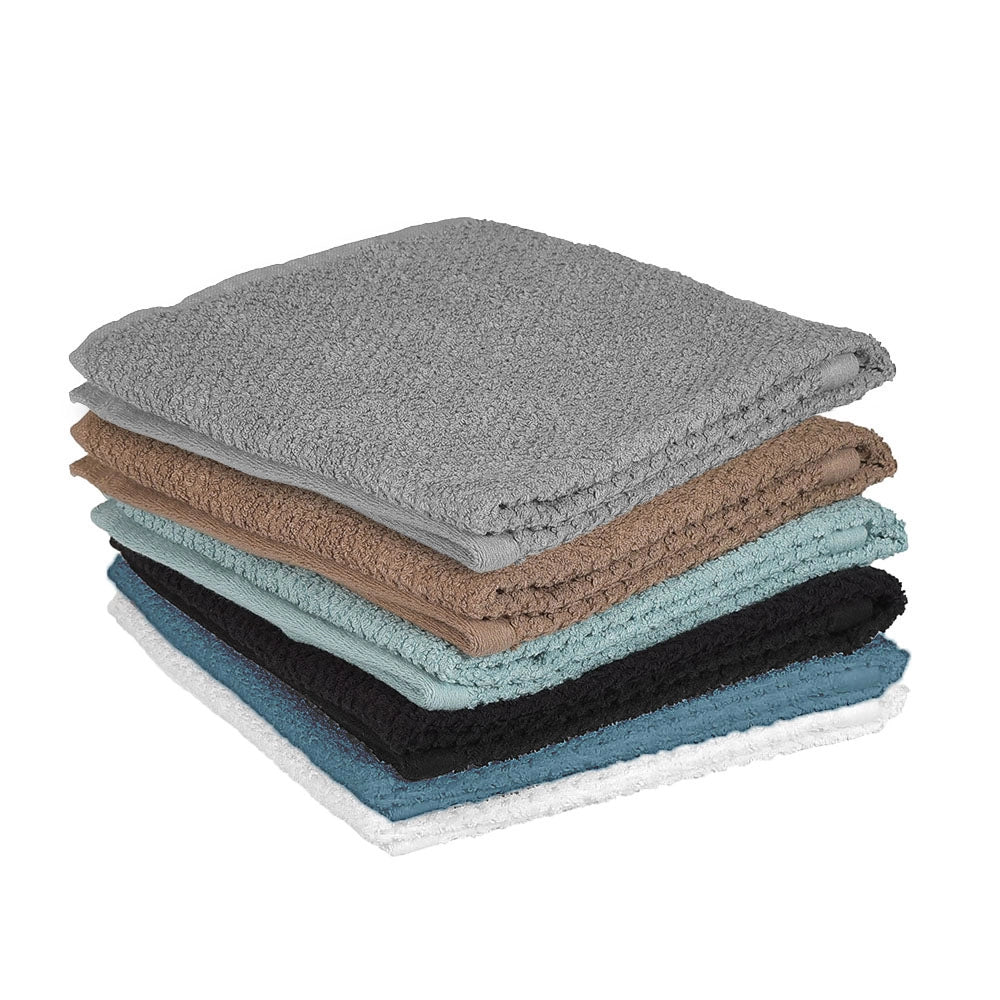 Asciugamani ospite per bagno 55x100 cm turchese cobalto in cotone 100%