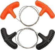 Zaag a filo con maniglie - Zaag - Filo - Attrezzatura per emergenza - Outdoor - 70 cm di lunghezza - Zaag a filo con catena - Viaggi - Campeggio - Escursioni