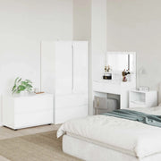 Armadio Bianco Lucido 80 x 48 x 57 cm Legno multistrato 888821