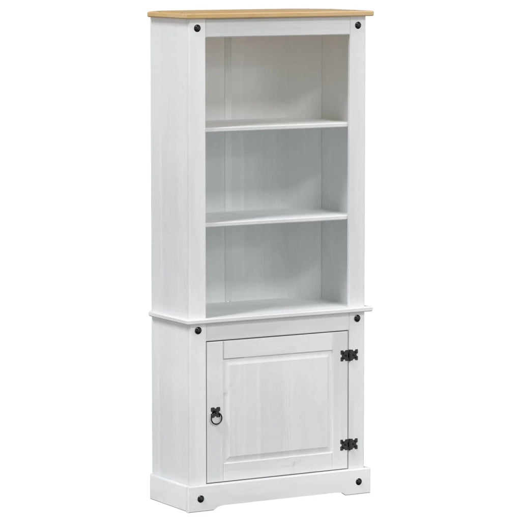 Credenza Bianco 74 x 38 x 170 cm Pino massello