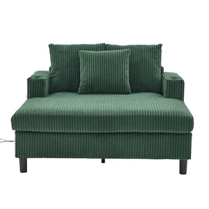 Poltrona letto spaziosa - Xylo - Portabicchieri USB LED perfetta per salone camera veranda