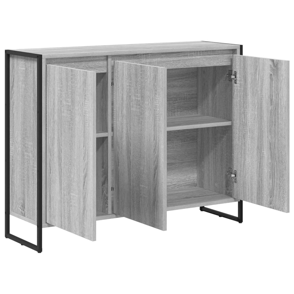 Mobile laterale Grigio Sonoma 96,5 x 30 x 75 cm 886609