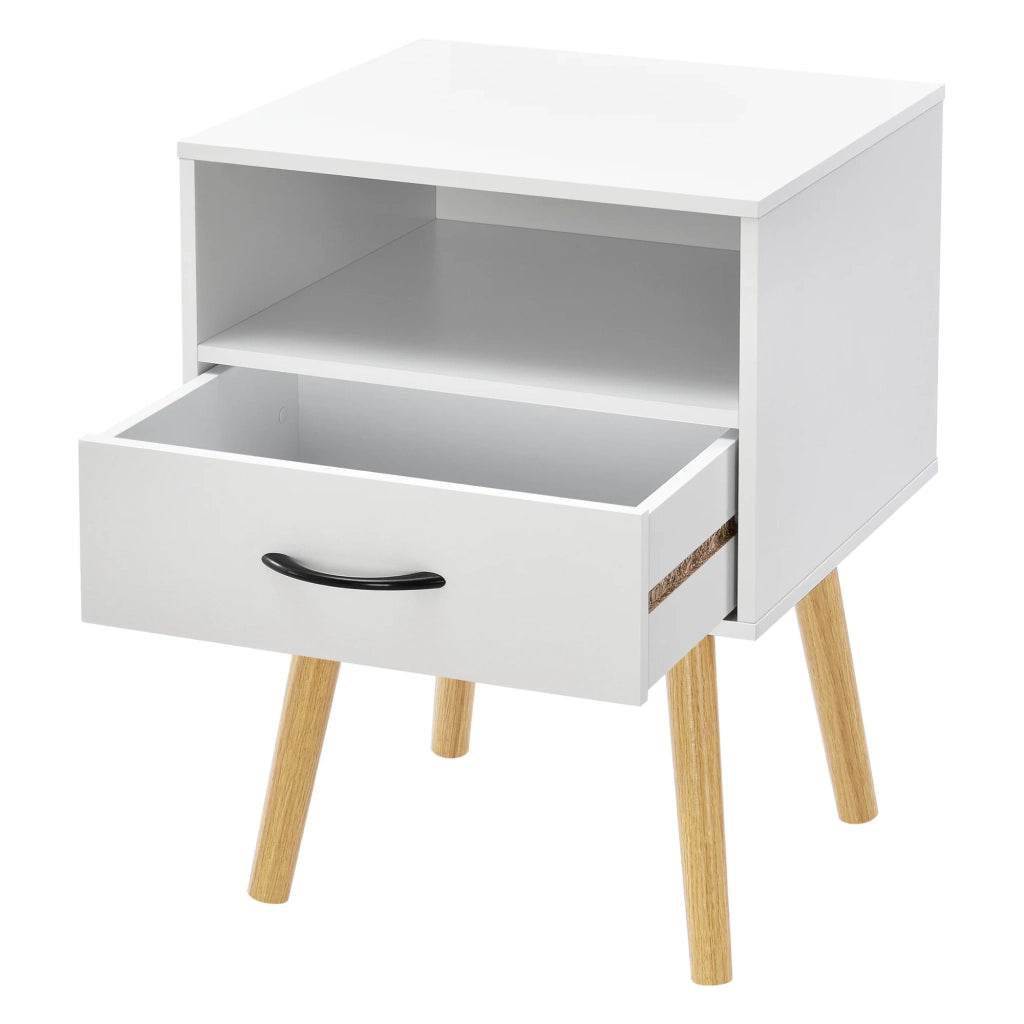 Comodino cassettiera con base a cassetti comodino con vano contenitore 57 cm bianco 03_0006227