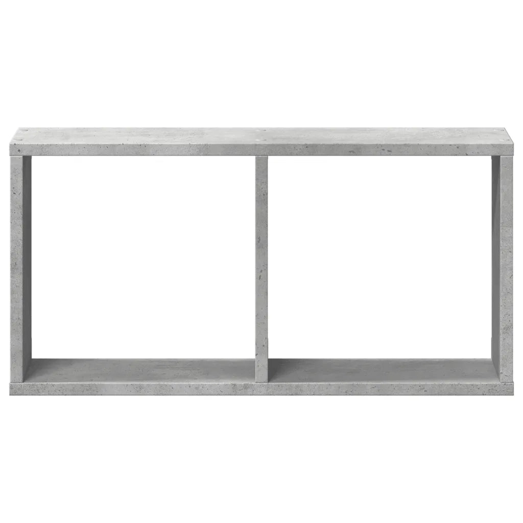 Mobile a Parete 60x16x30 cm Grigio Cemento in Legno Multistrato
