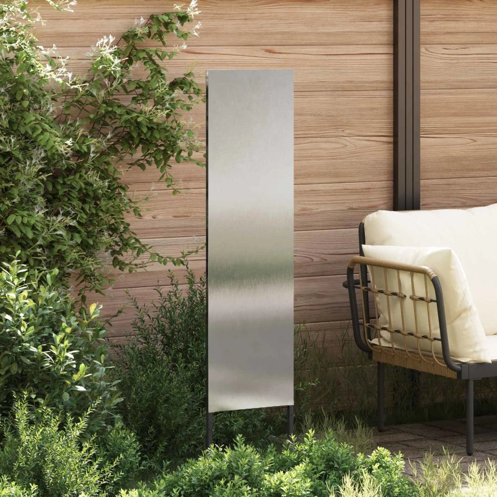 Schermo per privacy in giardino Traforo Argento 32 x 140 cm 876221