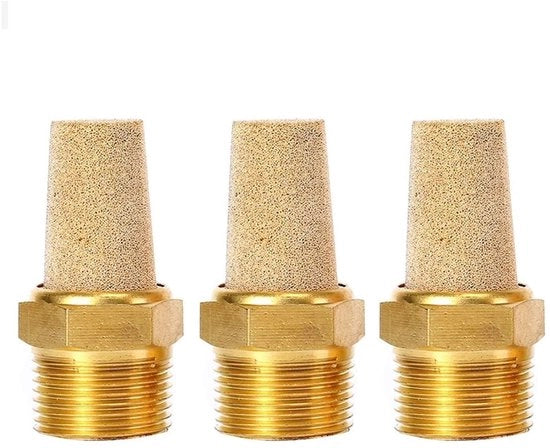 Solenoide a 3 viei - Completo in rame - Attenuazione del rumore - Valvola pneumatica - Lungo corpo - Costruzione robusta - Valvola pneumatica a 3 vie