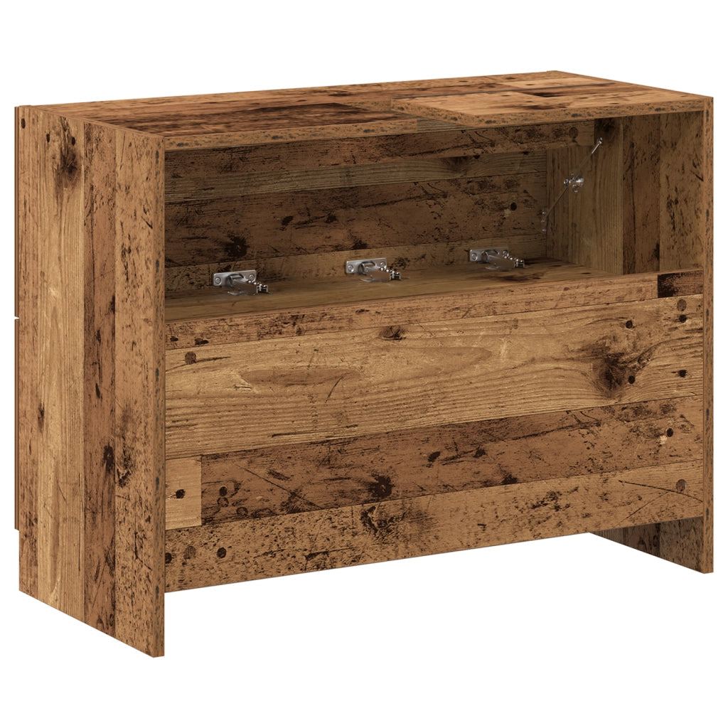 Mobile lavabo Legno Vecchio 78x37x59 cm Legno ingegnerizzato