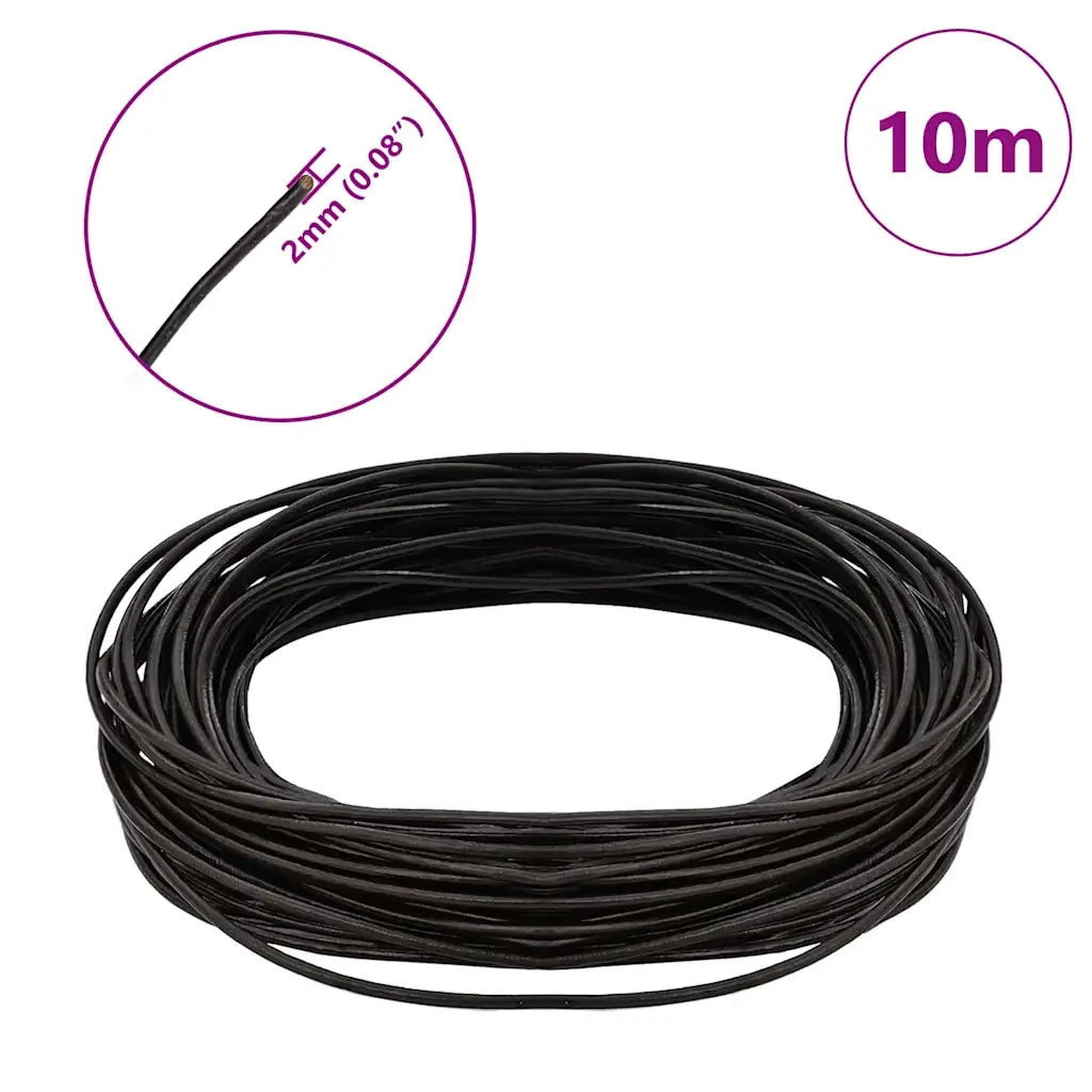 Cordino in Pelle Marrone Scuro ?2 mm x 10 m Pelle CFW4775430