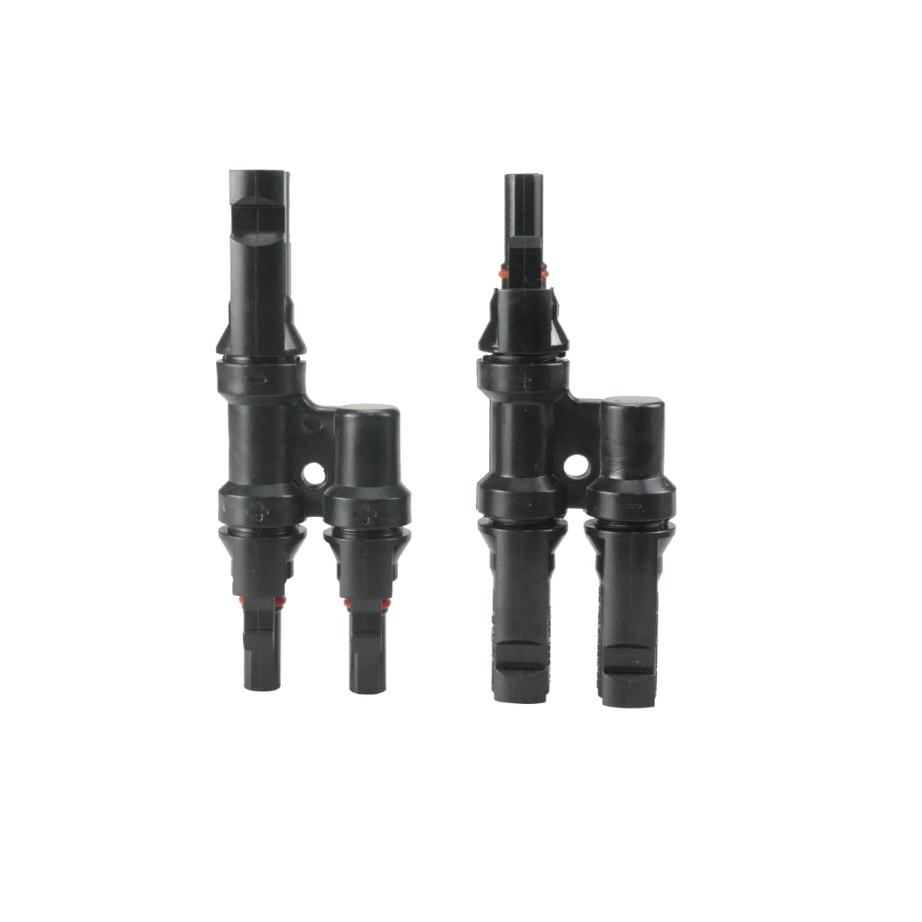 Alcapower Connettori Solari Tipo-T MC4 1000V 30A Coppia di Connettori per Impianti Fotovoltaici Professionale ad Alta Efficienza e Resistenza IP67