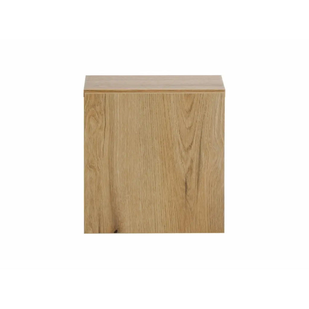 Mobile da bagno VANO - 1 porta - Colore quercia - L20 × P57 × H18 cm - Da appendere