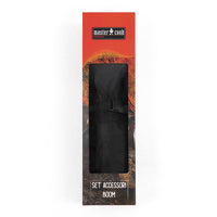 Set 5 Utensili Accessori per  Barbecue con Grembiule e Guanto Master Cook