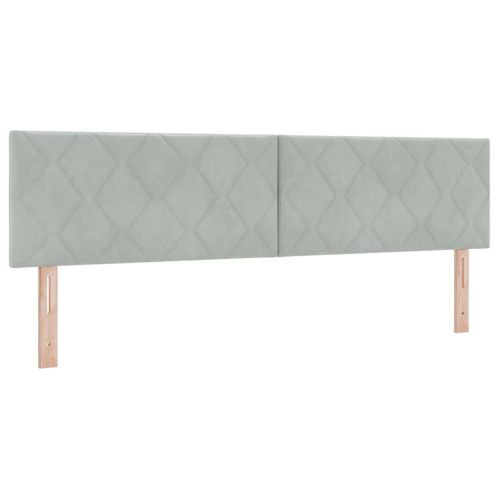 Letto Ottomano con Materasso e LED Grigio Chiaro 180 x 200 cm 3457227