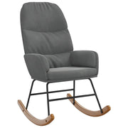 Sedia da Pranzo Grigio Scuro in Velluto CFW9420312