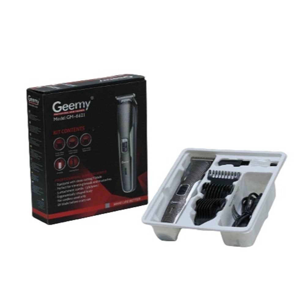 Trade Shop - Rasoio Tagliacapelli Batteria Professionale Ricaricabile Elettrico Geemy Gm-6621 -